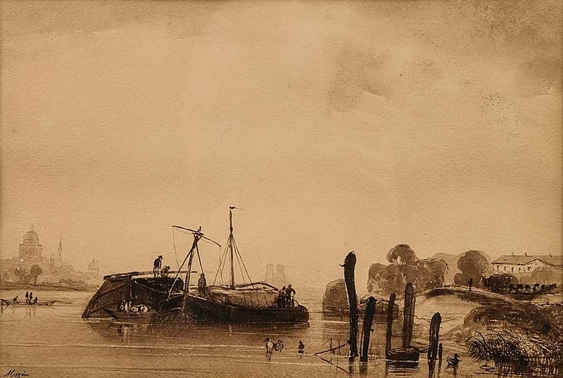Barche sul fiume